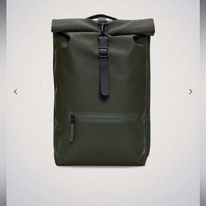 Rains Rolltop Rucksack Evergreen NWT